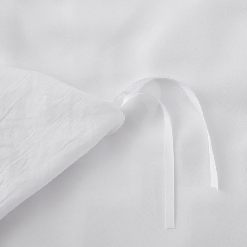 No Solid Colour Duvet Cover, Queen Duvet Cover + 2 Standard Pillowcases, White