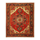 Oriental Area Rug in Red