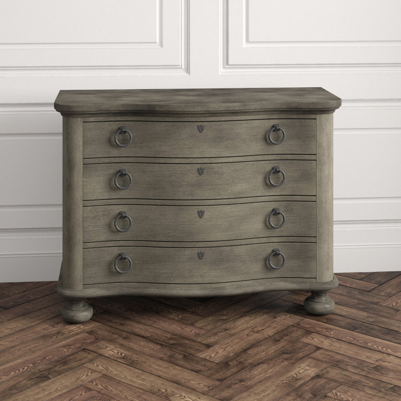 Oyster Bay 4 - Drawer Dresser, Pelican Gray