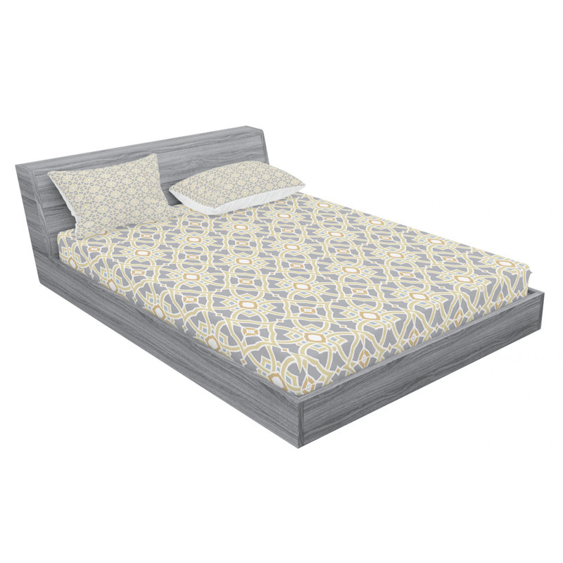 Microfiber Geometric Sheet Set, Queen