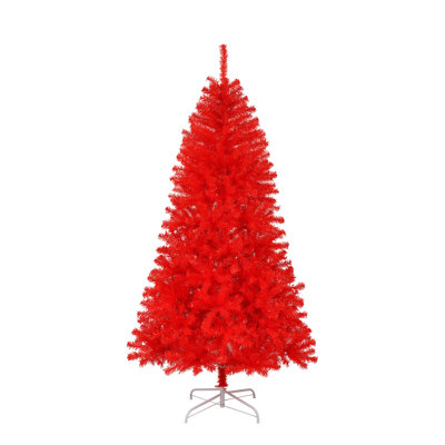  Red Easy Set-up Artificial Christmas Tree
