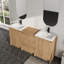 Meuble-lavabo double autoportant 72 po avec comptoir en résine 72 po-1086368510