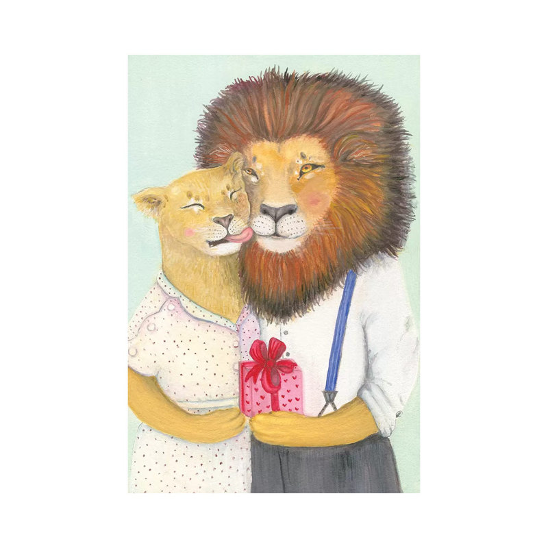 Ruthie And Hall by Jahna Vashti - Wrapped Canvas Painting, 66.04 cm H x 45.72 cm W