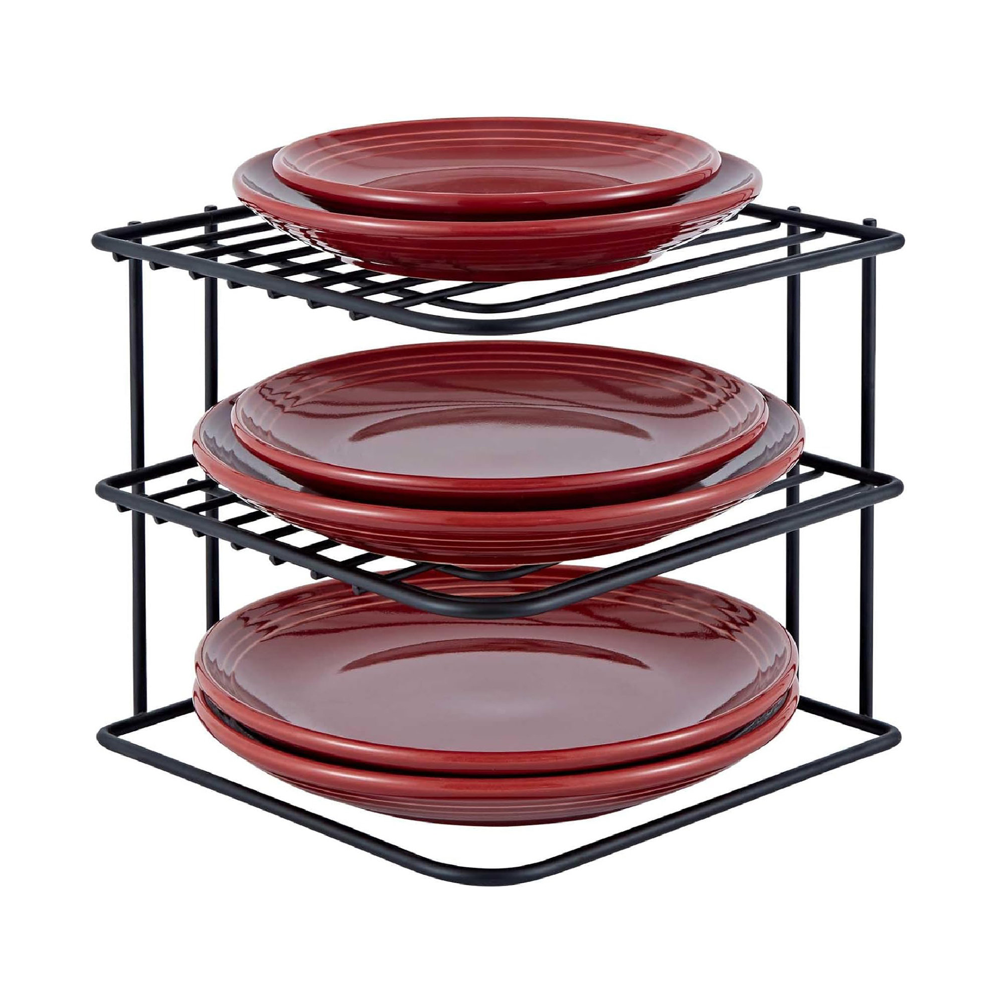 17 Stories 3 Tier Plate Organising Kitchen Rack | Wayfair.co.uk