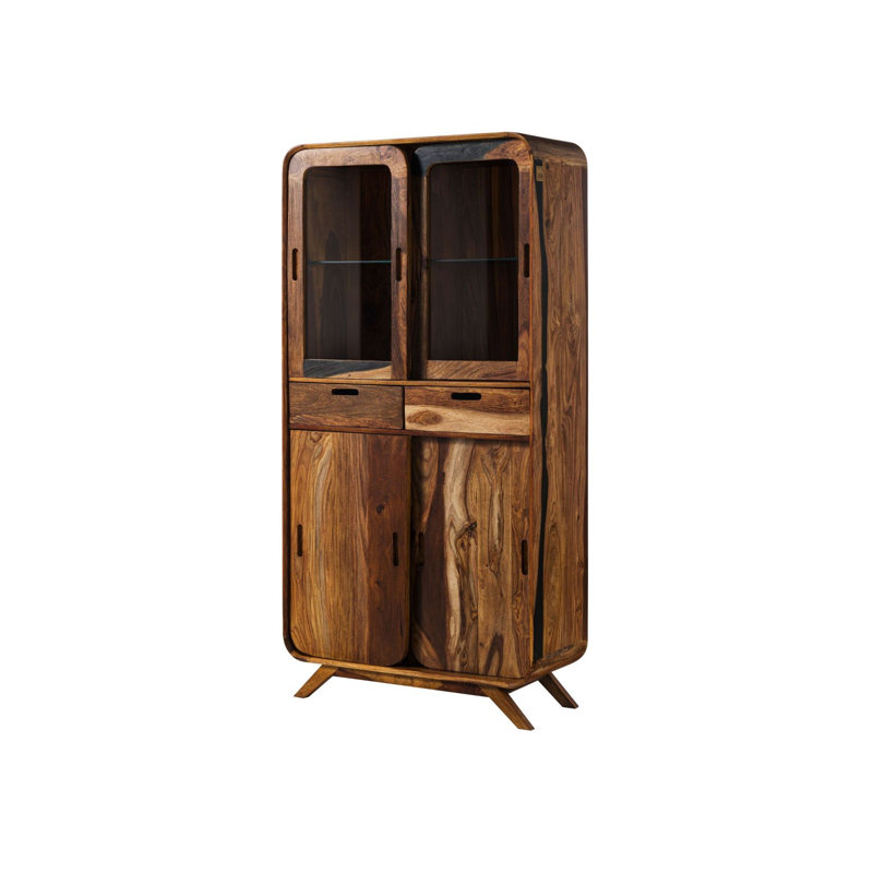 Display Cabinet, Dark Brown