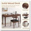 Bureau en bois massif avec tiroirs-1105080531
