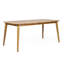 Table de salle à manger en bois - l 71 po x P 35,5 po H 29,36 po Finition élégante P 35,72 po l 69,78 po