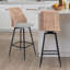 Swivel Upholstered Rattan Back Counter & Bar Stool-422333113