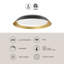 Plafonnier encastré 1 lumière DEL 19,125 po Jasper-68133877