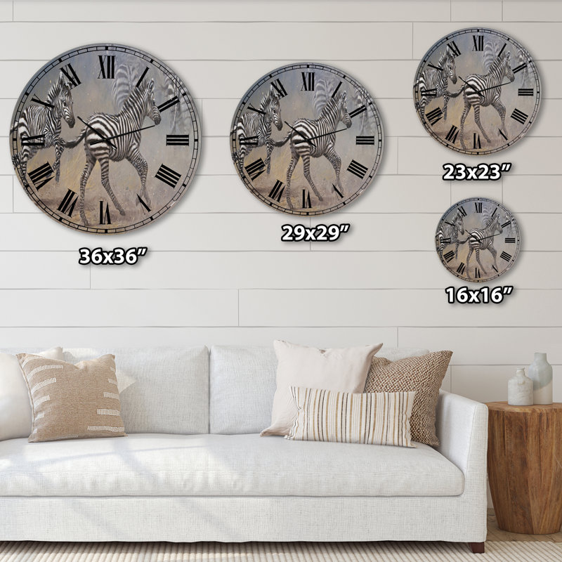 Horloge murale surdimensionnée d'Afrique, Petit