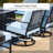 Asfand 4 - Person Outdoor Seating Group with Swivel Lounge Chairs&  Firepit Table-101399480