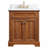 Claireville 30 " W Freestanding Standard Single Vanity Bathroom Vanity With Marble Top