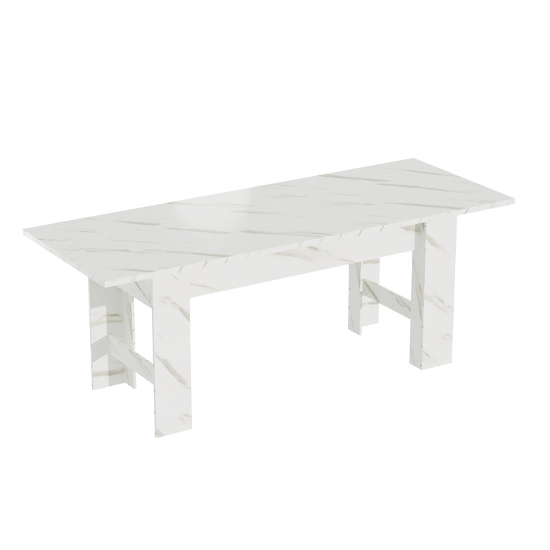 94.5"W Dining Table With Leaf (Clear Out)