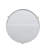 Bodfish White & Natural Round Coffee Table with Hidden Storage - Modern Living Room Wooden Coffee Table for Small Spaces