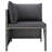 Sectional Corner Sofa with Cushions Grey Poly Rattan