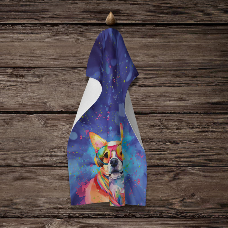 Serviette de cuisine Chihuahua Hippie Dawg