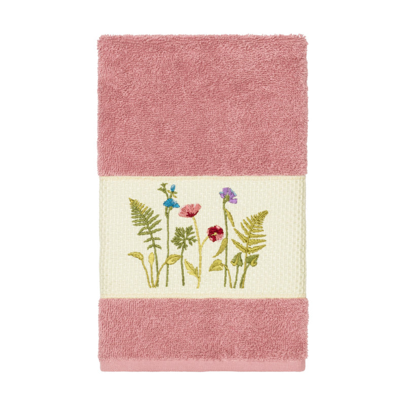 Serenity Midweight Hand Towel, Tea Rose
