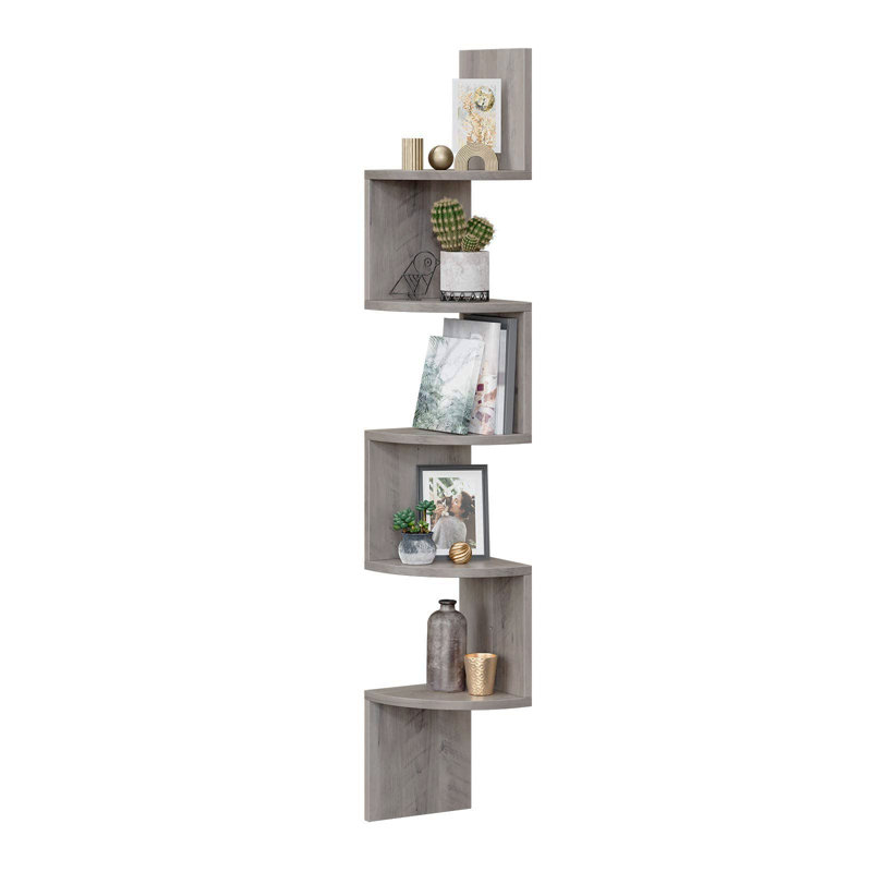 Maceo 5 Piece Corner Shelf