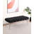 Ella Upholstered Tufted Bench Stainless Steel Legs Black-849605516-849605512