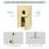 10" Ceiling Mounted Pressure Balancing Dual Shower Head Rain Shower System with Rough-in Valve and Trim Kit