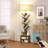 Bookcases With Led Light And Remote Control, 7-tier 2 Drawer Column Floor Lamp-1757698328