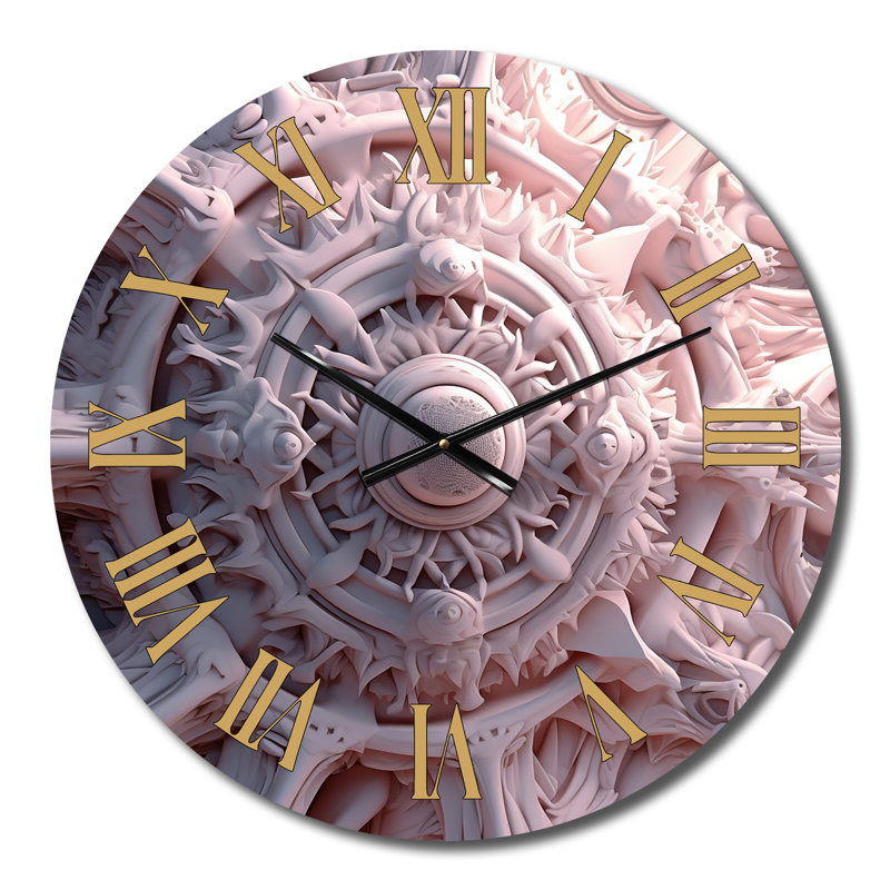 Horloge murale Alien Fractal Space, Petit