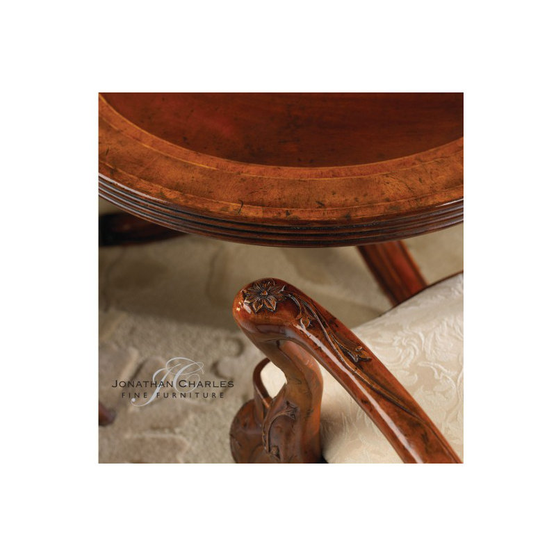 Buckingham Dining Table, Medium Antique Mahogany, 48" W x 88" L