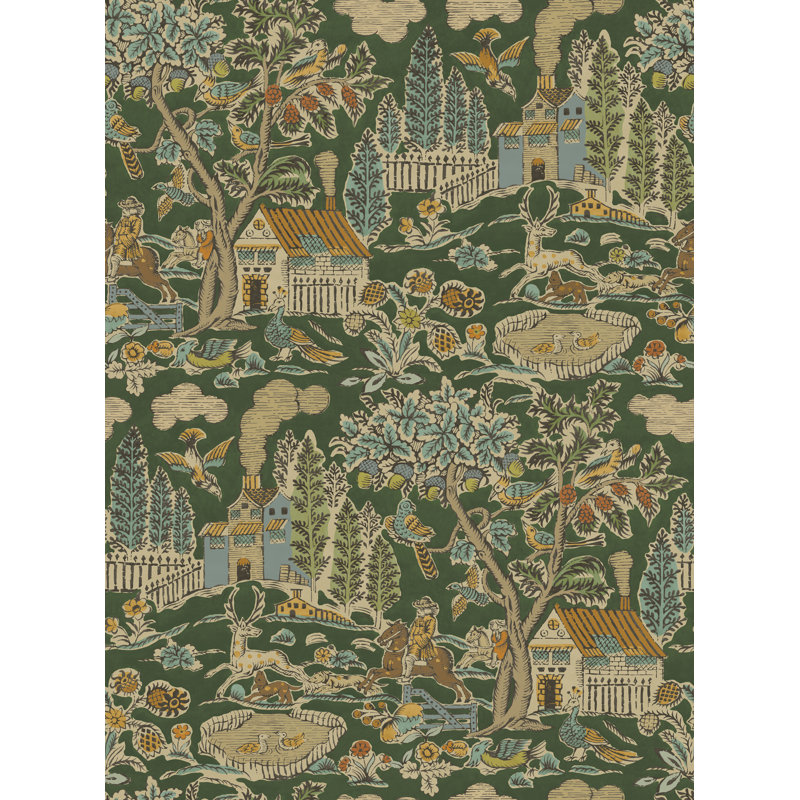 Home Park - Antique, Royal Green