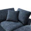 Canapé modulaire en U 6 places, canapé modulaire en chenille avec coussin éponge pour canapé-lit moderne