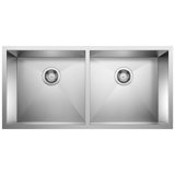 Precision 32" L x 18'' W Double Bowl Stainless Steel Undermount Kitchen Sink