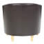 Brummett Faux Leather Barrel Chair-23792807