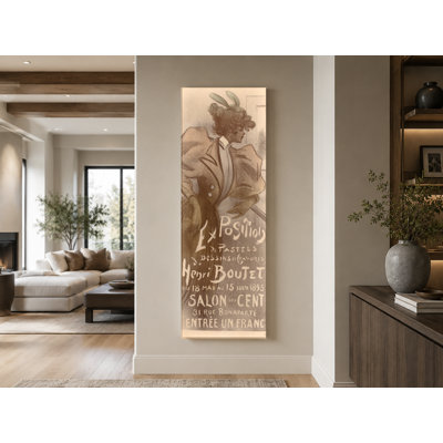 Exposition Henri Boutet 1895 - Belle Époque Vintage Poster Wall Art - Canvas Wall Art