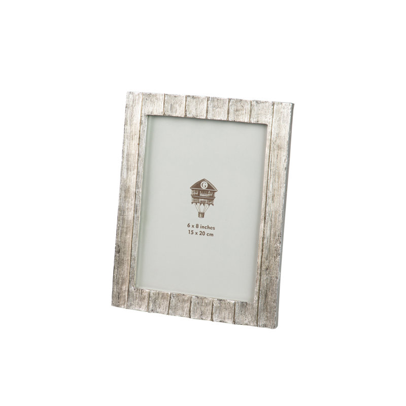 RESIN PHOTOFRAME 15X20 CM, Silver