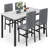Janece 5 - Piece Dining Set with Velvet Upholstered Dining Chairs-1723959340-1692323360