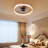 Frauly 19.7 Inch Led Enclosed Low Profile Ceiling Fan With Light-1215559985-1222760607