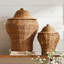 Handmade Water Hyacinth Ginger Jar