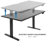 Dual Motor Electric Standing Desk With  Tabletop --955112941-955112943