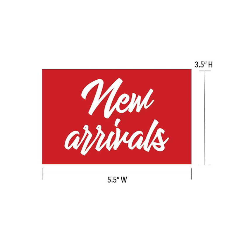 New Arrivals Sign