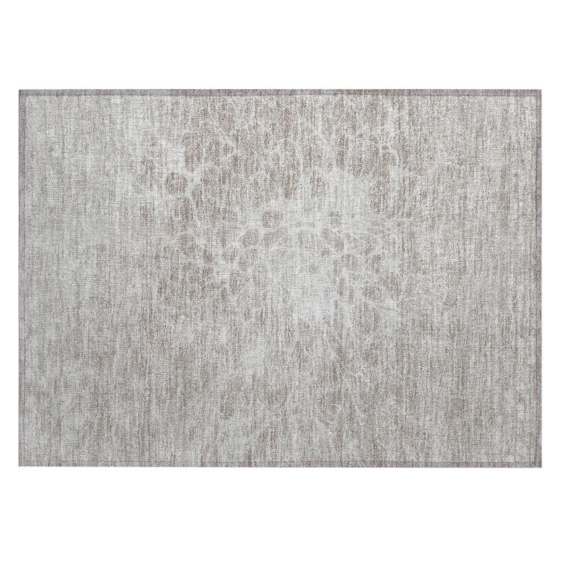 Deivion Washable Abstract Indoor / Outdoor Rug, Rectangle 1'8" x 2'6"