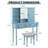 42.24'' W Vanity With Stools And Mirrors-32757837