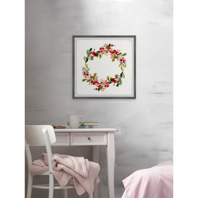 «Merry Toyon Berries II», reproduction encadrée, H 18 po x l 18 po x P 1,5 po