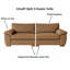 3 Seater Corduroy Sofa-187285376