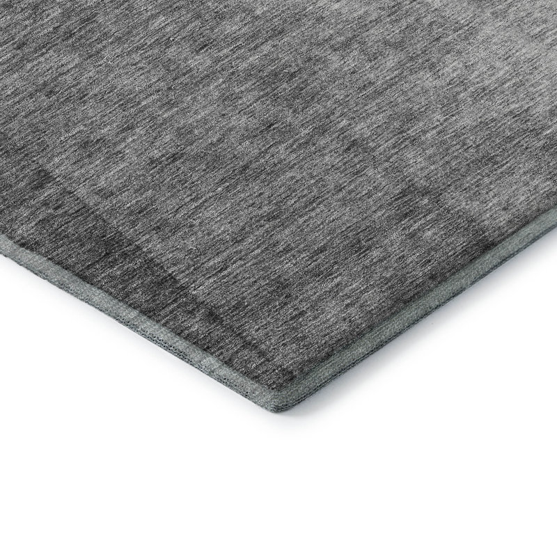 Premium Machine Washable Cerrito Gray Rug, Rectangle 10' x 14'