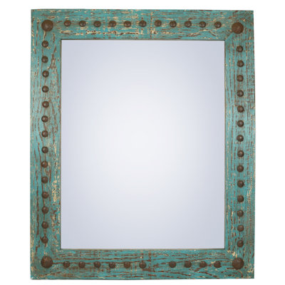 Miroir de salle de bain rustique
