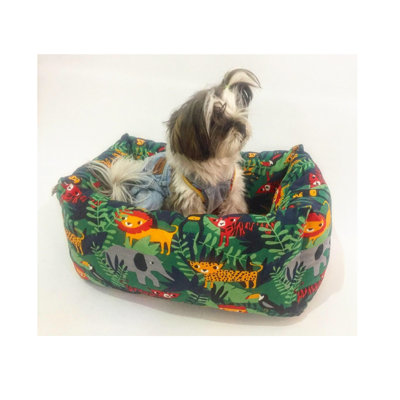 Wyman Floral Bolster Pet Bed