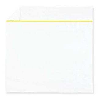 400TC Double Embroidery Sateen Solid Cotton 4 Piece Sheet Set Fitted Sheet Fits Upto 16" Deep Pocket, Yellow