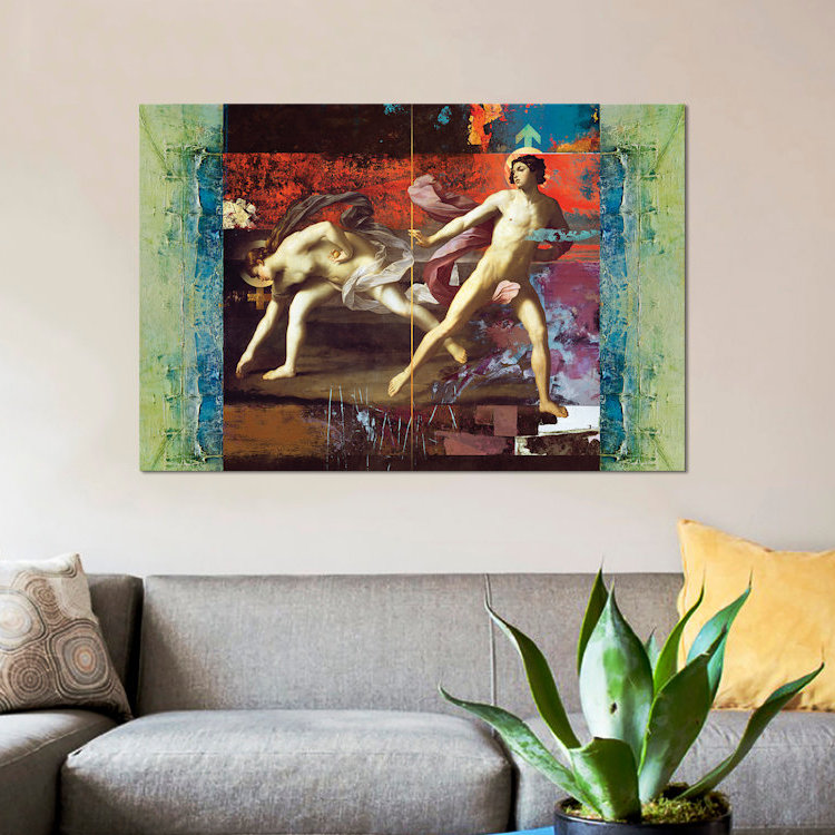 « it & it », impression sur toile, H 26 po x l 40 po x P 1,5 po, Toile tendue