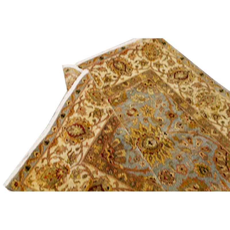 Mountain King Wool Oriental Area Rug in Beige