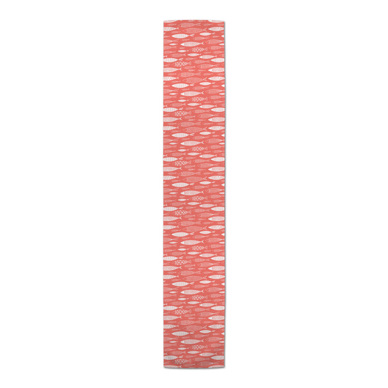 Chemin de table Anesa, Rose, 90 po x 16 po