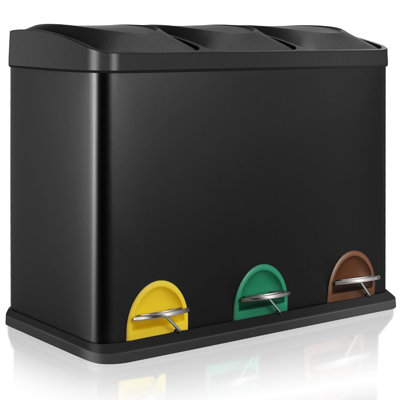 Arvey Steel Step On Kitchen Rubbish Bin